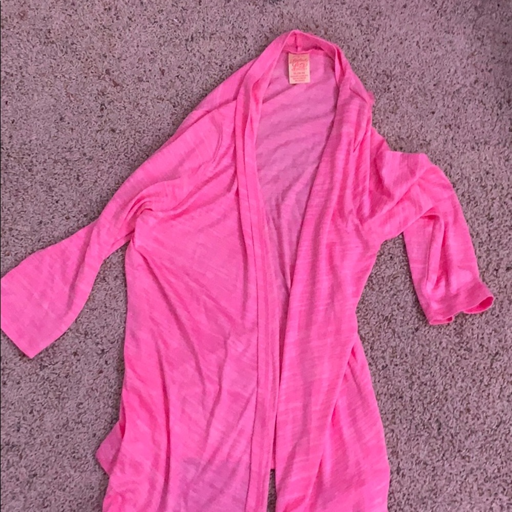 Pink cardigan